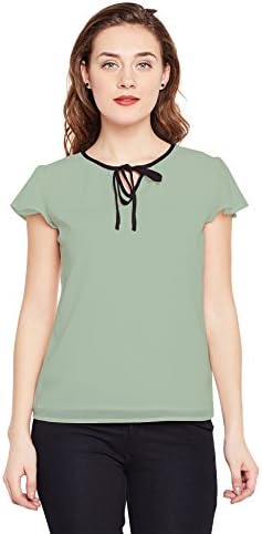 Acanthus Flutter Sleeve Top for Womens