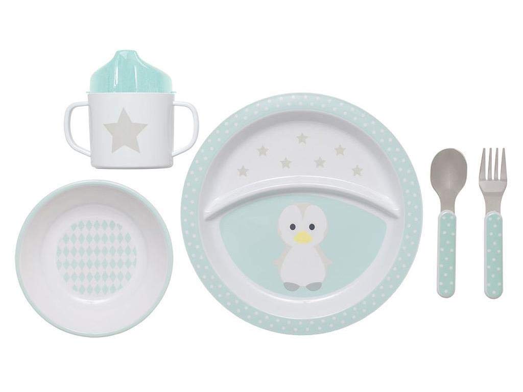 Jabadabado E4024 Dinnerware Penguin, Multi-Colour