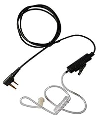 Auriculares de seguridad Walkie Talkie de 2 pines para radio de 2 vías, 0.138 in, compatible con SAMCOM FPCN10A FPCN30A FPEN10A Radio