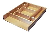 Rev-A-Shelf LD-4CT21-1 LD-4CT Series 2.5 Inch Deep Wood Drawer Organizer Kit 21, Natural Wood