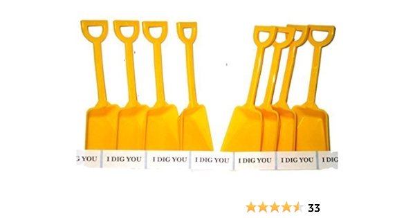 little plastic shovels