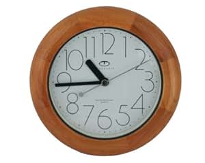 Other Home & Living - Metal Silent Quartz Wall Clock Quiet Sweep Movement Thermometer For Sale