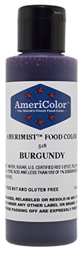 AmeriColor AmeriMist Burgundy Airbrush Food Color, 4.5 oz