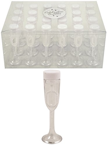 Bubble Glass White 9 Cm – Champagnerflöten Aus Kunststoff, 5 Ml Inhalt, 24 Stück Set Für Partys