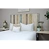 Farmhouse Mix Headboard King Size, Leaner Style, Handcrafted. Leans on Wall. Easy Installation