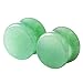 Longbeauty 10Pairs Mixed Stone Saddle Ear Plugs Stretcher Expander Tunnels Ear Gauges Piercing Jewelry 8MM