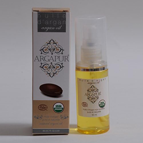 2 Bottles of 100% Organic cosmetic ARGAN OIL 60 ml + 1 Free