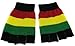 Punk Skull Rasta Fingerless Glove