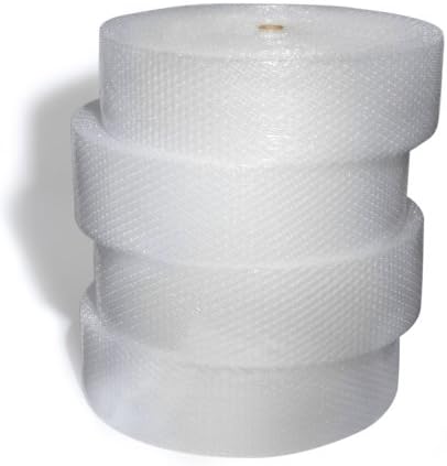 mmpack1/2" 125ft x 24" Big Nylon Bubble Cushioning Wrap, Perforated Every 12