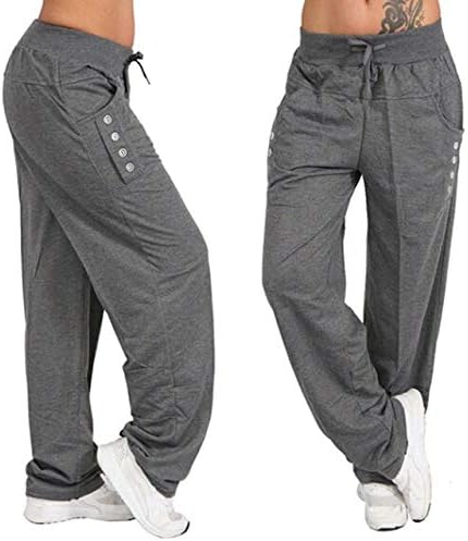 Loeay Mens Sports Trousers Jogging Sweatpants Plus Size Pants Hip Hop Harem Joggers Pants Fitness Solid Pocket Sports Trousers