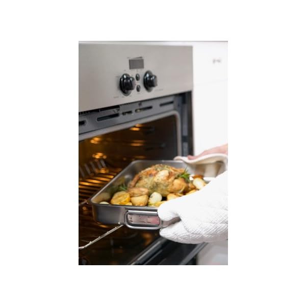 IKEA 9789178905638 KONCIS Roasting pan with grill rack, stainless steel