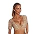 STRETCH LACE VALARA WITH FABRAPEL SHIELDS (Medium, Beige)