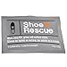 ShoeRescue All-Natural Cleaning Wipes for Leather and Suede Shoes. Remove Surface Stains & Grime. Box of 10 Individually Wrapped Wipes.