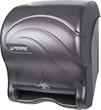 San Jamar T8490TBK Smart Essence Oceans Hands Free Paper Towel Dispenser, Black Pearl