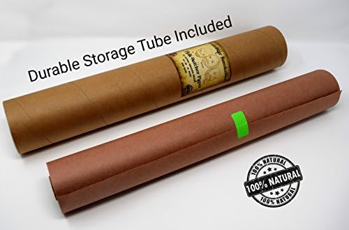 Lonestar Smokemen Pink Butcher Paper Pink/Peach Kraft Paper Roll Unbleached Unwaxed Uncoated All Natural Made in Texas - Storage Tube Included