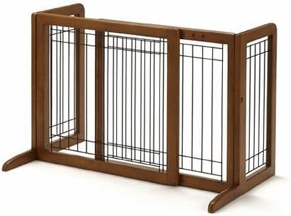 Richell Wood Freestanding Pet Gate by Richell