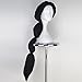 Princess Wig for Adult Long Straight Black Fluffy Halloween Cosplay Costume Wig