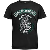 Sons Of Anarchy Ireland Irish Shamrock Reaper Adult T-Shirt
