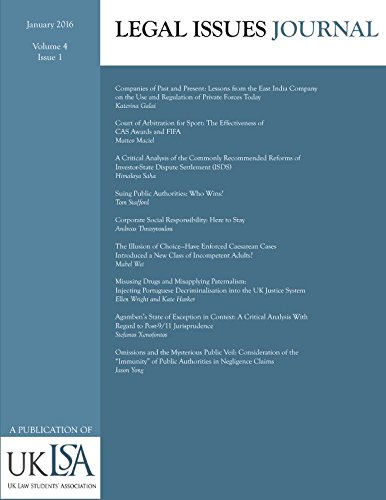 Legal Issues Journal 4(1) (Volume 4) Legal Issues Journal 4(1) (Volume 4)