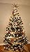Hilai 6ft Artificial Christmas Tree Unlit Pine Tree with Solid Metal Stand Fluffy Xmas Tree 1000 Tips Festival Party Holiday Decoration