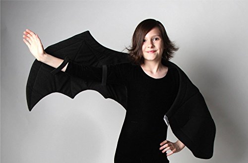Kids Black Bat Costume and Pretend Play Wings