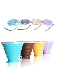 TeaMaX   Taza de silicona plegable, taza de viaje,