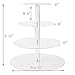 4 Tiers Round Cupcake Stands- Acrylic Glass Round Cupcake Stand- Cupcake Stand- Dessert Stand