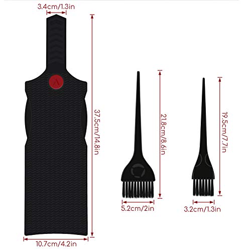 Balayage Board and Brush Set, Segbeauty Professional Highlight Board, Balayage Paddle and Hair Dye Brushes Kit for Hair Coloring, Hair Stylist, Hair Salon and Home Use