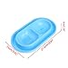 dfsdmlp Pet Feeding Double Bowls,Plastic Anti Ants Water Food Feeder for Cats Dogs Puppy(Random Delivery)