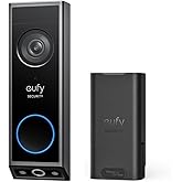 eufy Security Video Doorbell E340, Extra Rechargeable Battery Pack with USB-C, 2K Full HD, Dual Cameras, Long-Lasting Backup