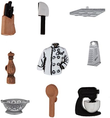 Jesse James Company 0322157 Dress It Up Embellishment Buttons Master Chef