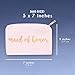 Bridal Shower Makeup Bag - 5-Pack Cosmetic Pouches for Wedding Favors, Bachelorette Party Gifts, and Bridal Shower Accessories, 7 x 5 Inches
