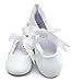 OLIVIA K Girls Adorable Ballerina Mary Jane Flats Ribbon Tie Shoes