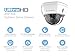 Amcrest UltraHD Outdoor 4-Megapixel Vandal Dome IP Security PoE Camera - MicroSD Storage, IP67 Weatherproof, IK10 Vandal-Proof, 4MP (2688 TVL), IP4M-1028E (White)