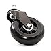 RevoSmooth Premium Rubber Office Chair Caster Replacement, Set of 5 (3