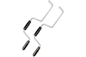 Quality Life Heavy Duty Winch Strap Winder for Flatbed Trailer, Solid Steel Winding Straps Roll-up Hand Roller, Tie-Downs Winch Straps for Truck Trailer -2pcs