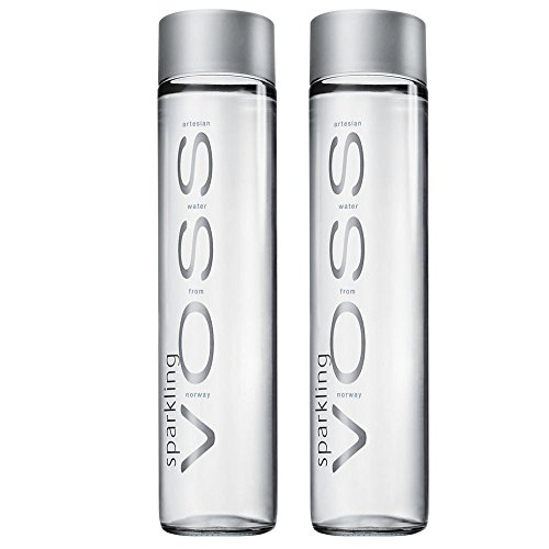 Voss Artesian Sparkling Water, Glass, 12.7 Ounce (2 Packs)