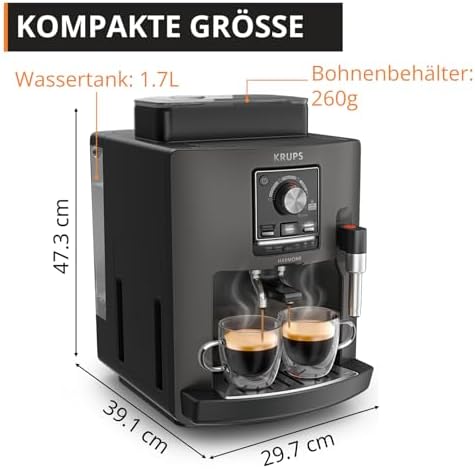 Harmony Kaffeevollautomat mit Milchaufschäumdüse