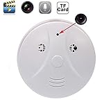 Romhn 8GB Hidden Camera Smoke and Motion Detector Audio Recording Digital Video Recorder Mini DV Camcorder