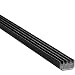 Trim-Lok Ribbed Rectangle Rubber Seal - .375" Height, .625" Width, 25' Length - EPDM Foam Rubber Seal with BT (3M) High Strength Tape - Ideal Door and Window Weather Seal - Garage Doors, Cars, Boats