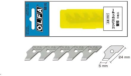 Amazon Co Jp オルファ コンパスカッター 替刃 Xb57 15枚入 おもちゃ