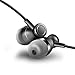 Earbuds, E&jing Magnetic Universal 3.5mm Jack HiFi Stereo Noise Cancelling with Mic in Line Volume Control Earphones In-Ear Headset Music Headphones (Black)