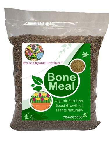 Evana Organic Fertilizer Bone Meal Organic Fertilizer Manure for Home Plants Gardening || Vegetable Flowering fertilizers Used in Garden & Outdoors (900 GM)