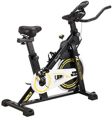 Lilicen ファミリージム ホームフィットネスエクササイズバイク屋内サイクリング自転車lcdモニター家庭用トレーニングバイクトレーニングジム機器 超静音