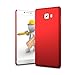 SLEO Case for Xiaomi Mi Max 2, Hard PC Slim Soft-touch Rubberized Back Phone Case Cover for Xiaomi Mi Max 2 - Red