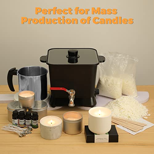 Sutomlo Wax Melter for Candle Making, Holds 4.5 Qts of Melted Wax