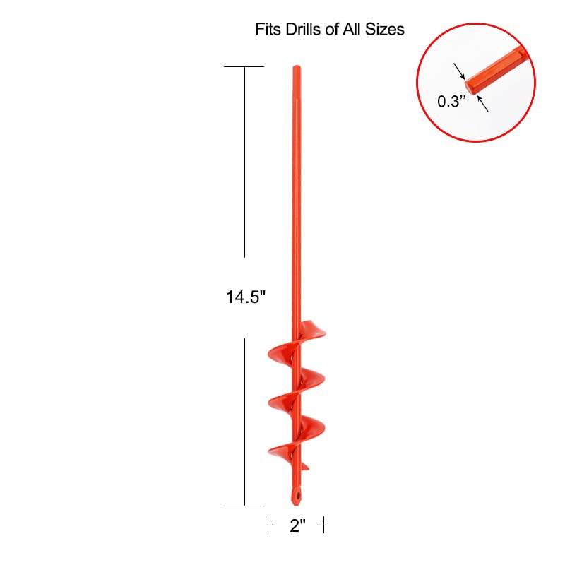 MAXCCINO 2-Inch Auger Drill Bit Review: Best Planting Tool for Bulbs, Veggies & Post Holes