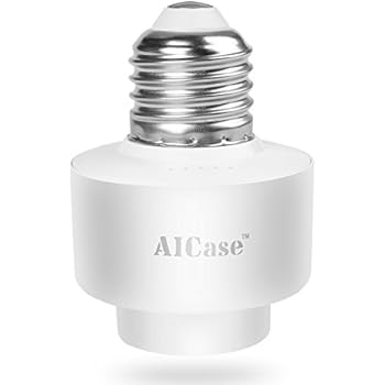 Smart Wifi E27 Light Socket, AICase [4 Pack]Intelligent Wlan Home