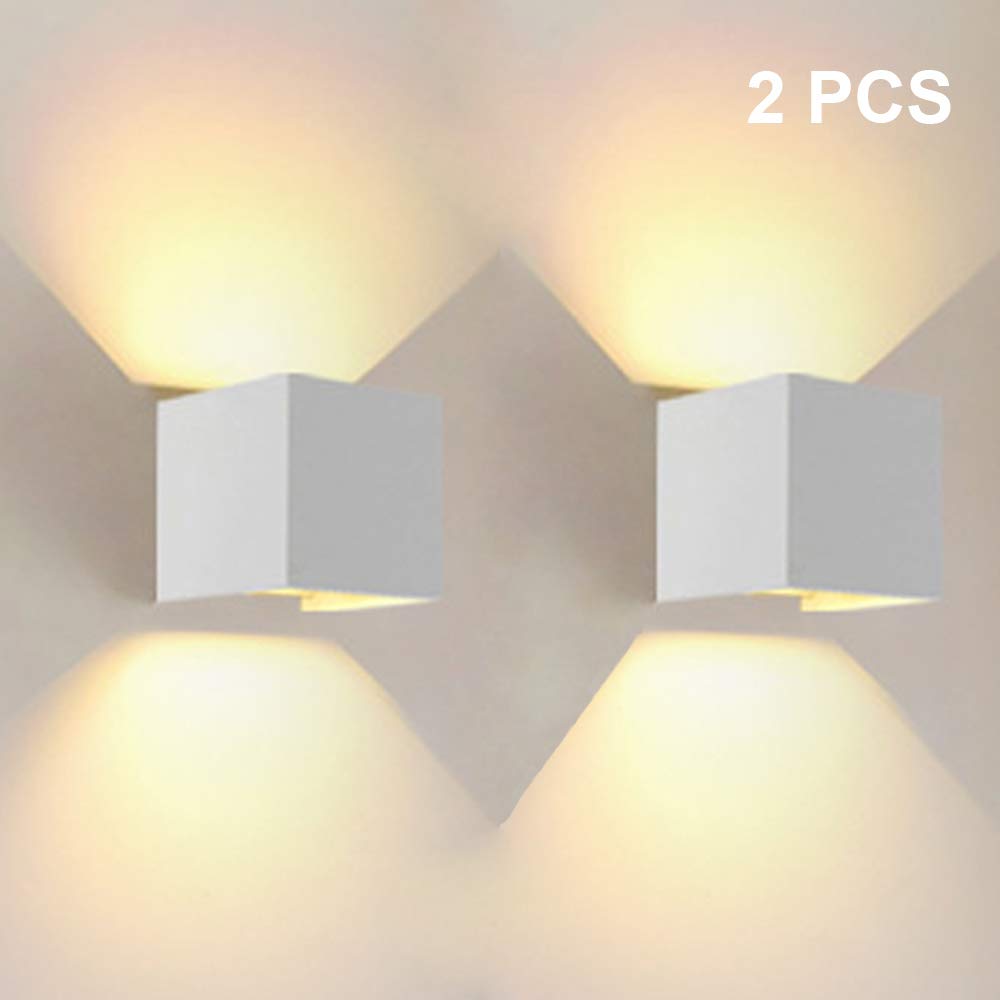 12W LED Wall Light AFSEMOS, 3000K Warm White, Adjustable Indoor