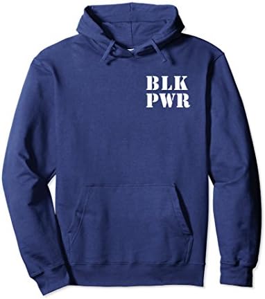 Unisex BLK PWR Hoodie Black Lives Matter Black Queen Black King Small Navy